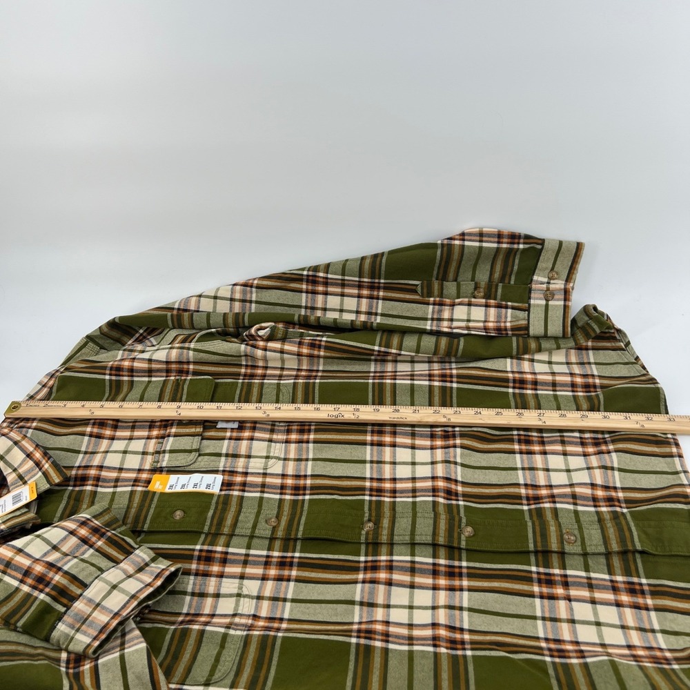 Carhartt 2XL Loose Fit Heavyweight Flannel Long Sleeve Shirt Men's New TW4451-M - Picture 8 of 8
